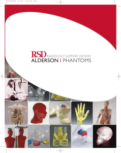 rsd product brochure - Radiology Support Devices