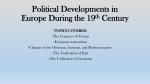 European Political Developments in the 19th Century PPT