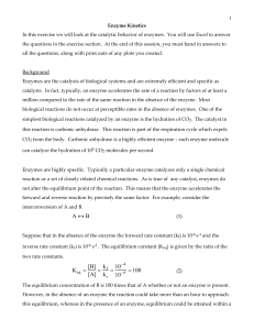 enzyme kinetics