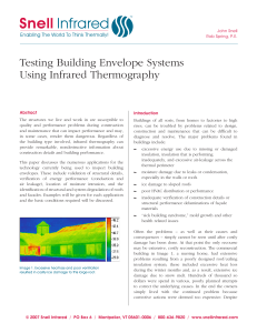 Testing Building Envelope Systems Using Infrared Thermography