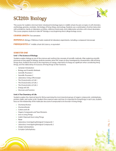 SCI203: Biology