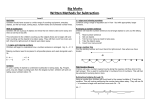 Big Maths Written Methods for Subtraction.