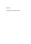 Chapter 1 Introduction and thesis outline
