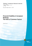 Financial Stability in European Banking: The Role of Common Factors
