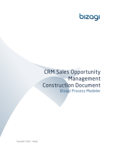CRM Sales Opportunity Management Construction Document