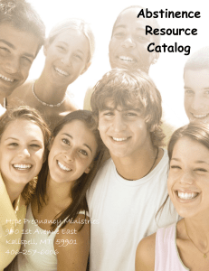 Abstinence Resource Catalog