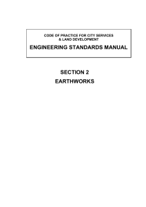 Section 2 - Earthworks