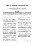 Transport and Surface Properties of Molten Cd