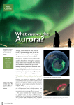 What causes the aurora?