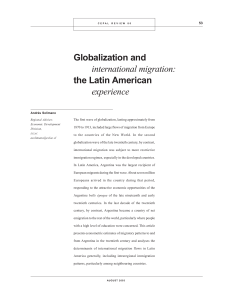 Globalization and international migration: the Latin