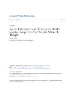 Reason, Deliberation, and Democracy in Divided Societies