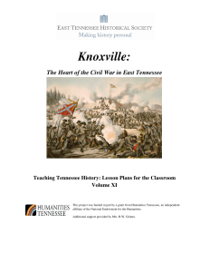 Knoxville: The Heart of the Civil War in East Tennessee
