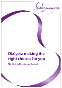 Dialysis - Kidney Research UK