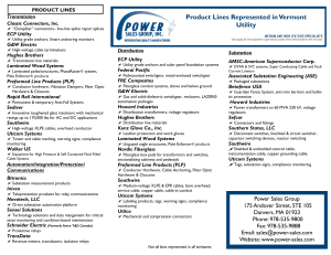 Product Line Brochure- Utility by State