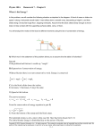 Physics 100A Homework 7