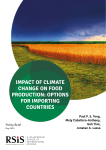 Impact of climate change on food production