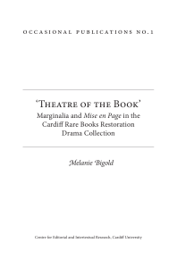 Theatre of the Book - ORCA