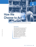 How We Choose to Act