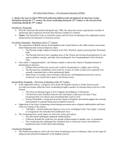 AP United States History—Free Response Questions (FRQs) 1