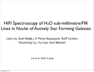 HIFI Spectroscopy of H 2 O submm Lines in Nuclei of