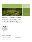 Resource Guide to NGO Climate Adaptation Resources and Tools