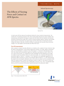 The Effects of Varying Force and Contact on ATR