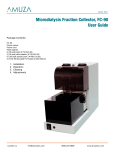 Microdialysis Fraction Collector, FC-90 User Guide