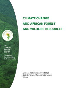 climate change and african forest and wildlife resources
