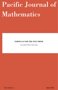 Formulas for the next prime - Mathematical Sciences Publishers