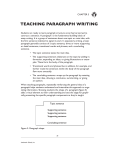 teaching paragraph writing