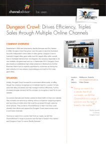 Dungeon Crawl: Drives Efficiency, Triples Sales