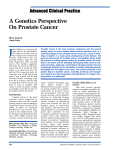 A Genetics Perspective On Prostate Cancer