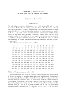 Goldbach variations: problems with prime numbers