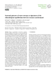 Seasonal patterns of water storage as signatures of the