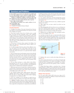 Chapter 5: Forces and Motion II