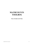 MATHCOUNTS TOOLBOX