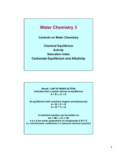 Water Chemistry 3