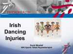 Irish Dancing Injuries