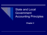 State and Local Government Accounting Principles