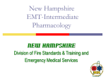 New Hampshire EMT-Intermediate Pharmacology