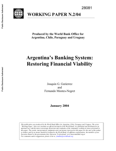 55 pages - World bank documents
