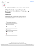 Effects of antibody, drug and linker on the preclinical and clinical