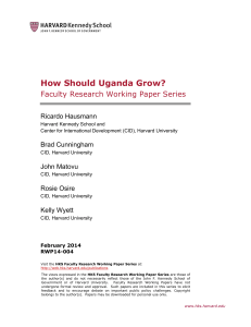 How Should Uganda Grow?