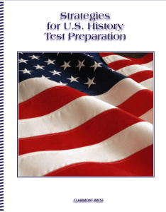 US History Test Preparation - Marlboro County High School