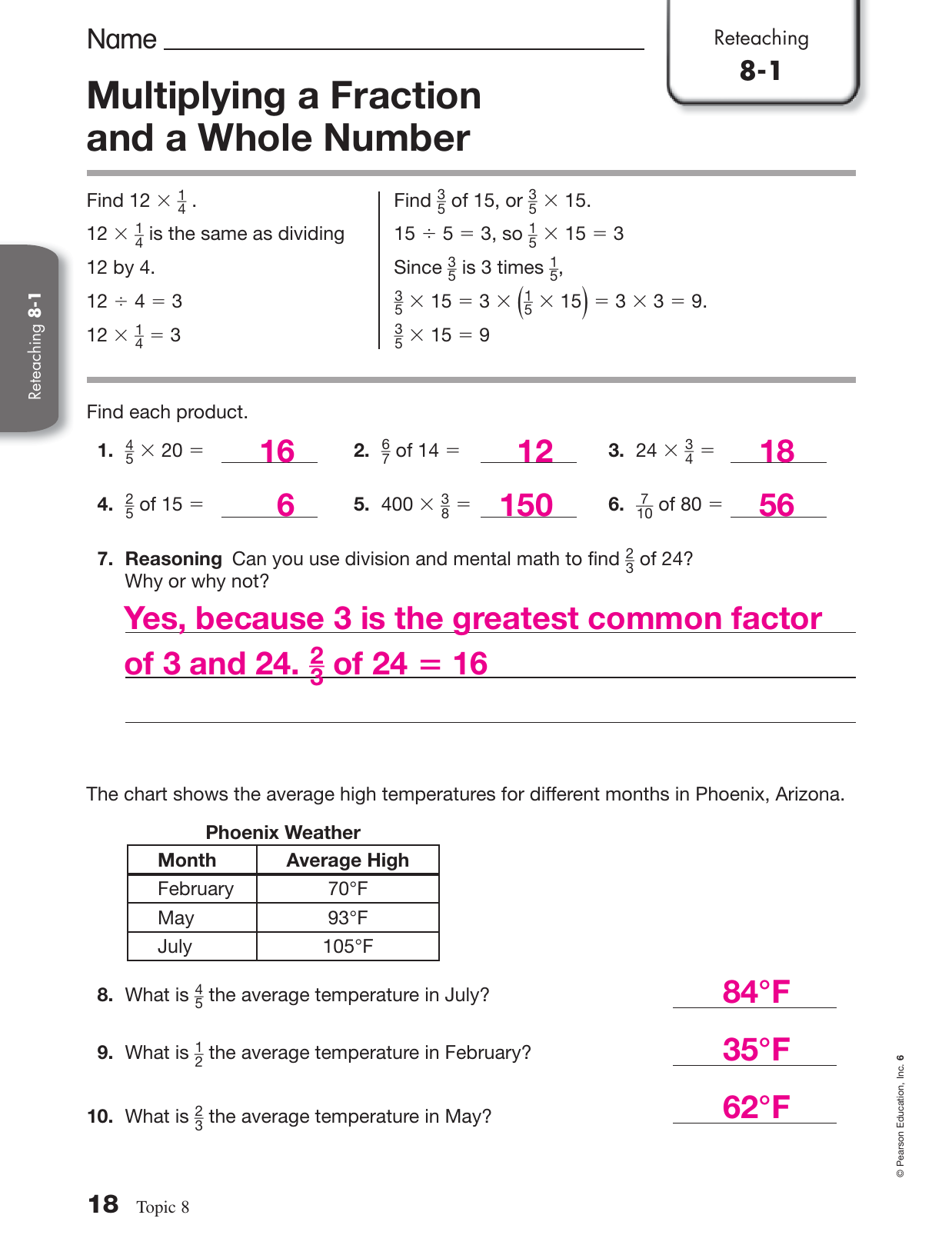 problem solving multiple step problems reteaching 8-5 problem solving multiple step problems reteaching 8-5