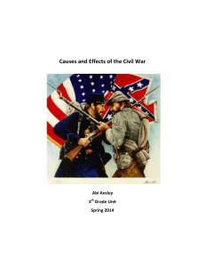 Causes and Effects of the Civil War - Abi Corcoran E