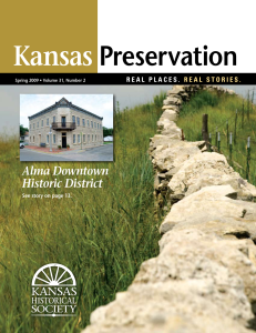 Spring 2009 - Kansas Historical Society