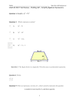Math 01 EOCT Test Review – Pindling LAP – Simplify