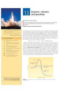 Enzymologychapter13 - Panama College of Cell Science