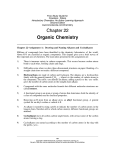 Chapter 22 Organic Chemistry